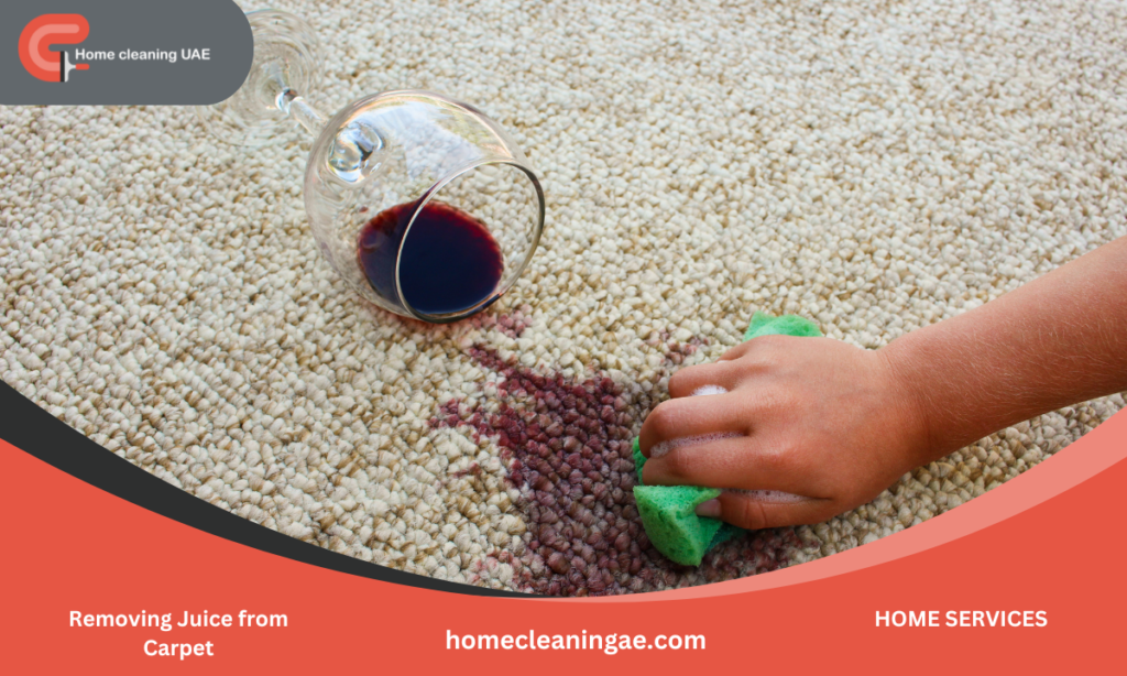 Removing Juice Stains from Carpets
