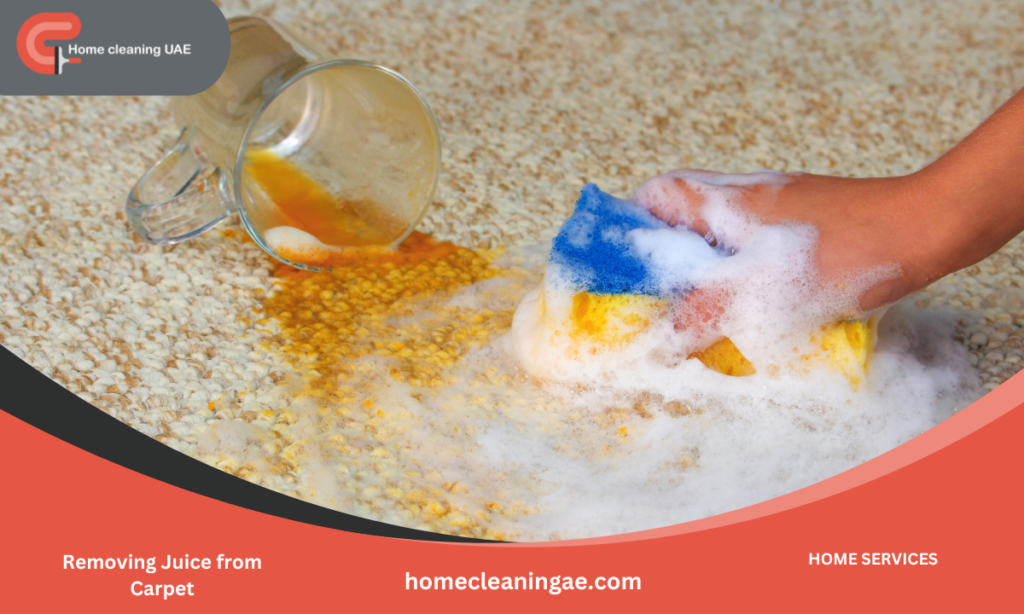 Removing Juice Stains from Carpets
